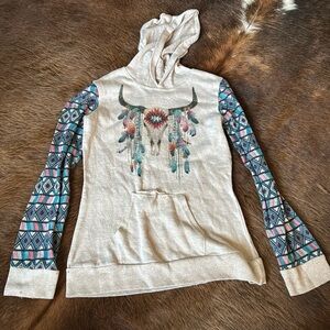 Cute western hoodie for girls! Size M